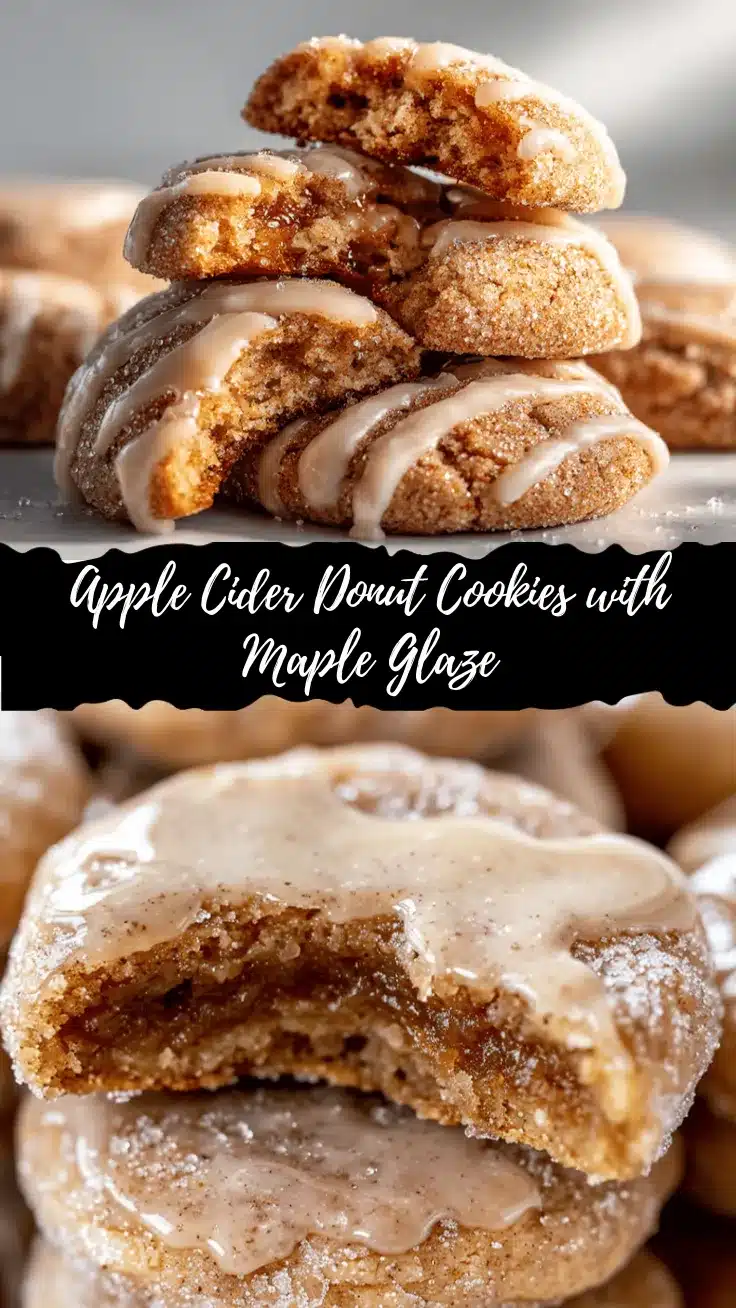 apple cider donut sugar cookies recipe
