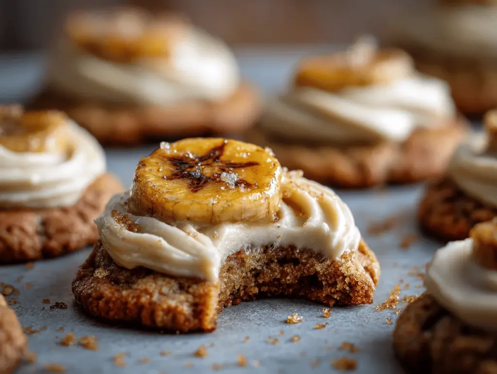 banana bread cookies - featured image