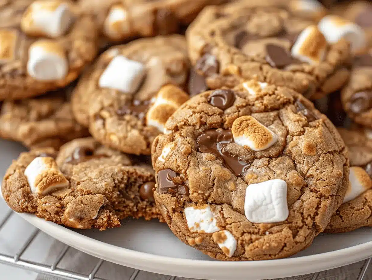 brown butter double chocolate chip marshmallow cookies preparation steps