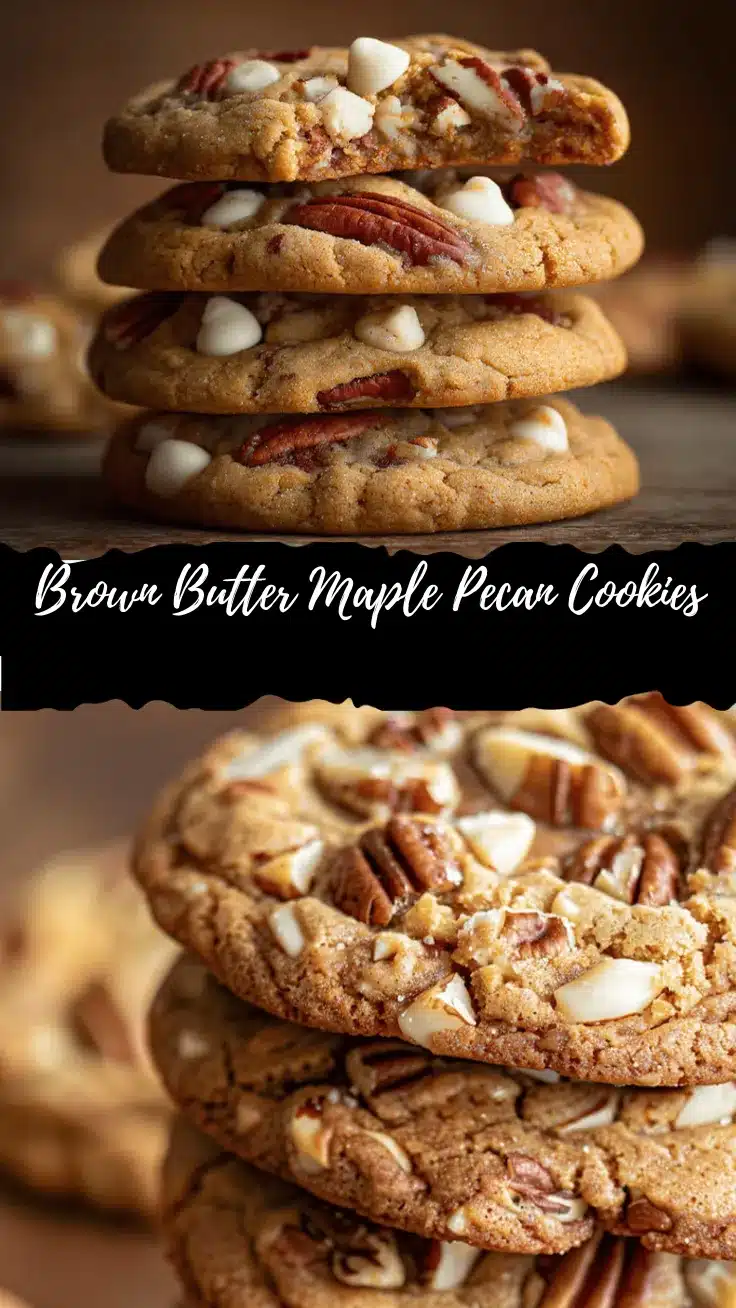 brown butter maple pecan cookies recipe
