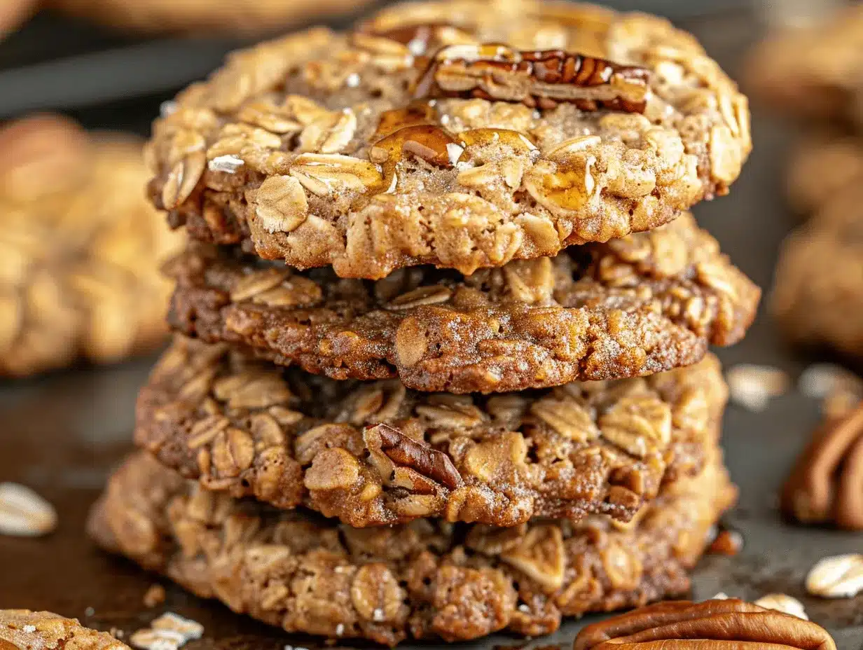 brown butter maple pecan oatmeal cookies preparation steps