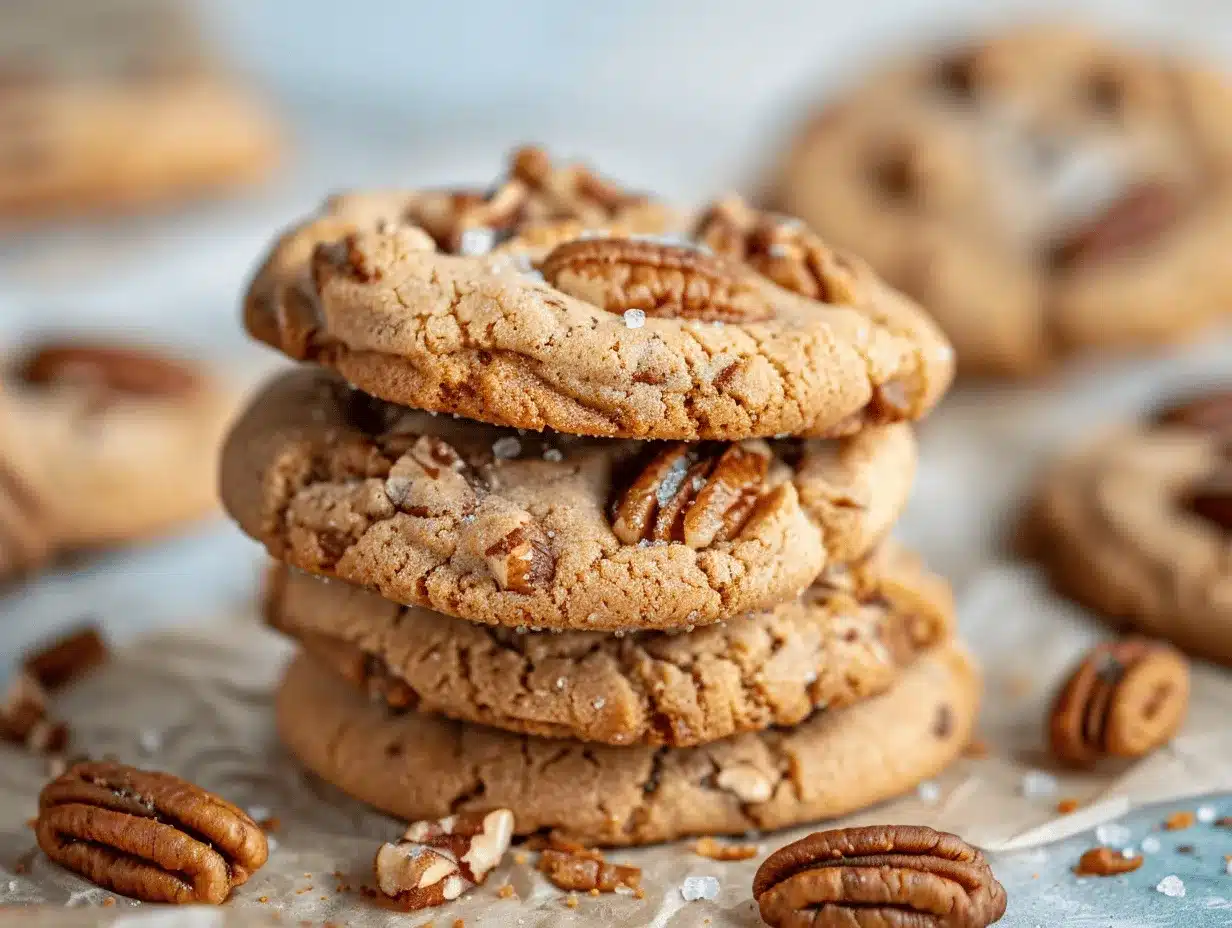 brown butter maple pecan sandies preparation steps