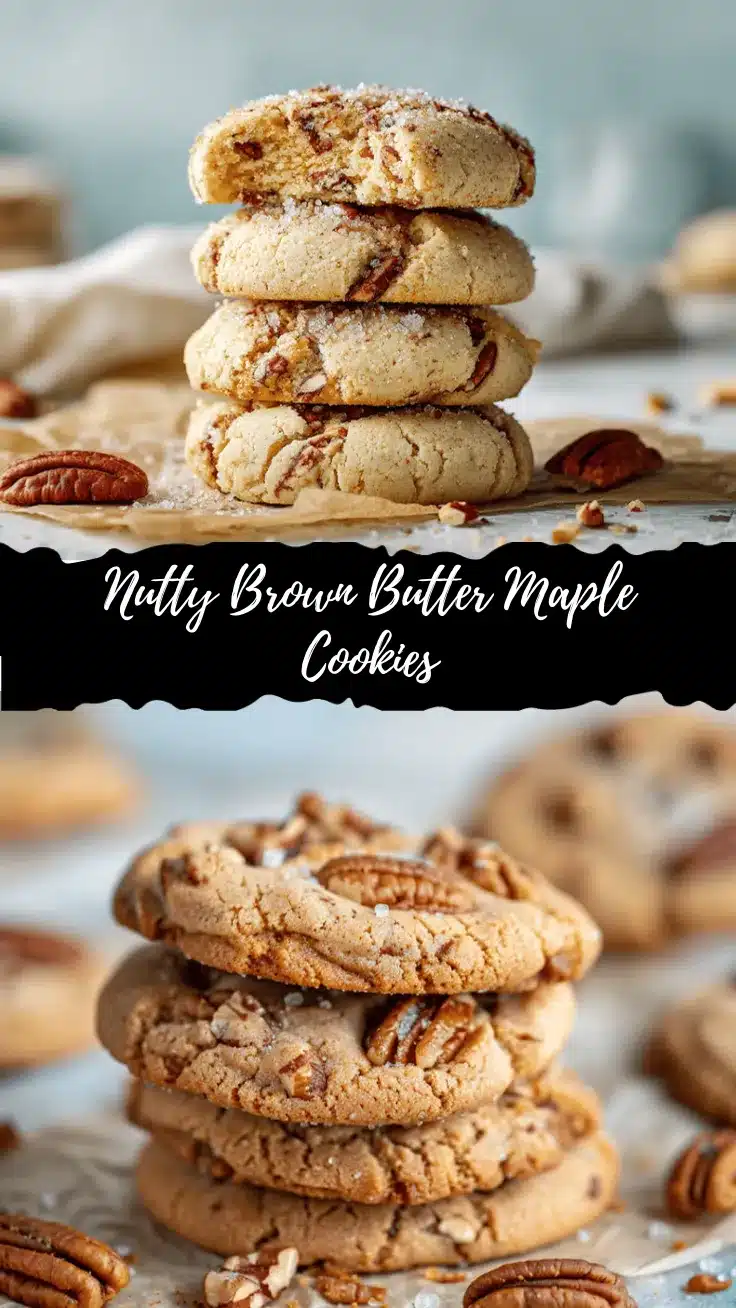 brown butter maple pecan sandies recipe