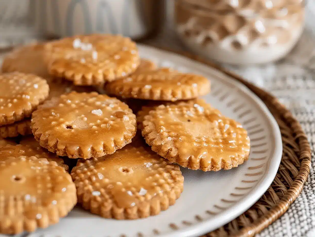 Brown Butter Salted Caramel French Butter Cookies preparation steps