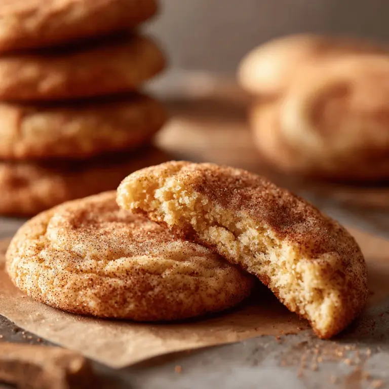 Brown Butter Snickerdoodle Cookies - featured image
