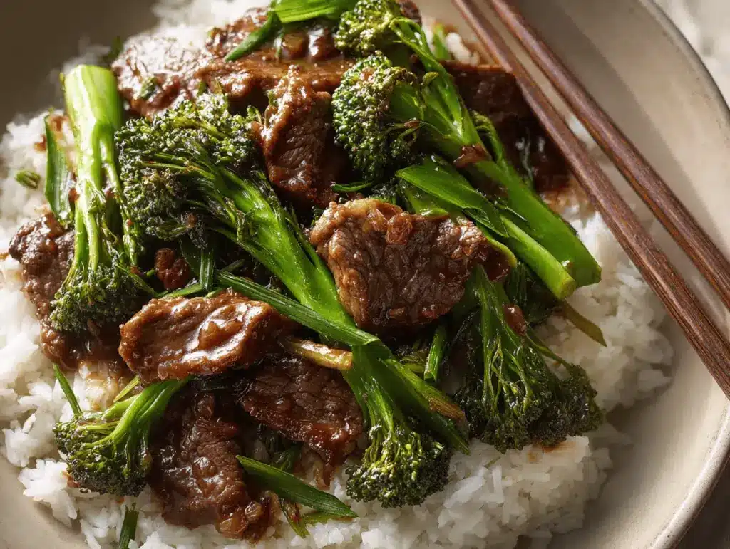 Chinese beef and broccoli - featured image