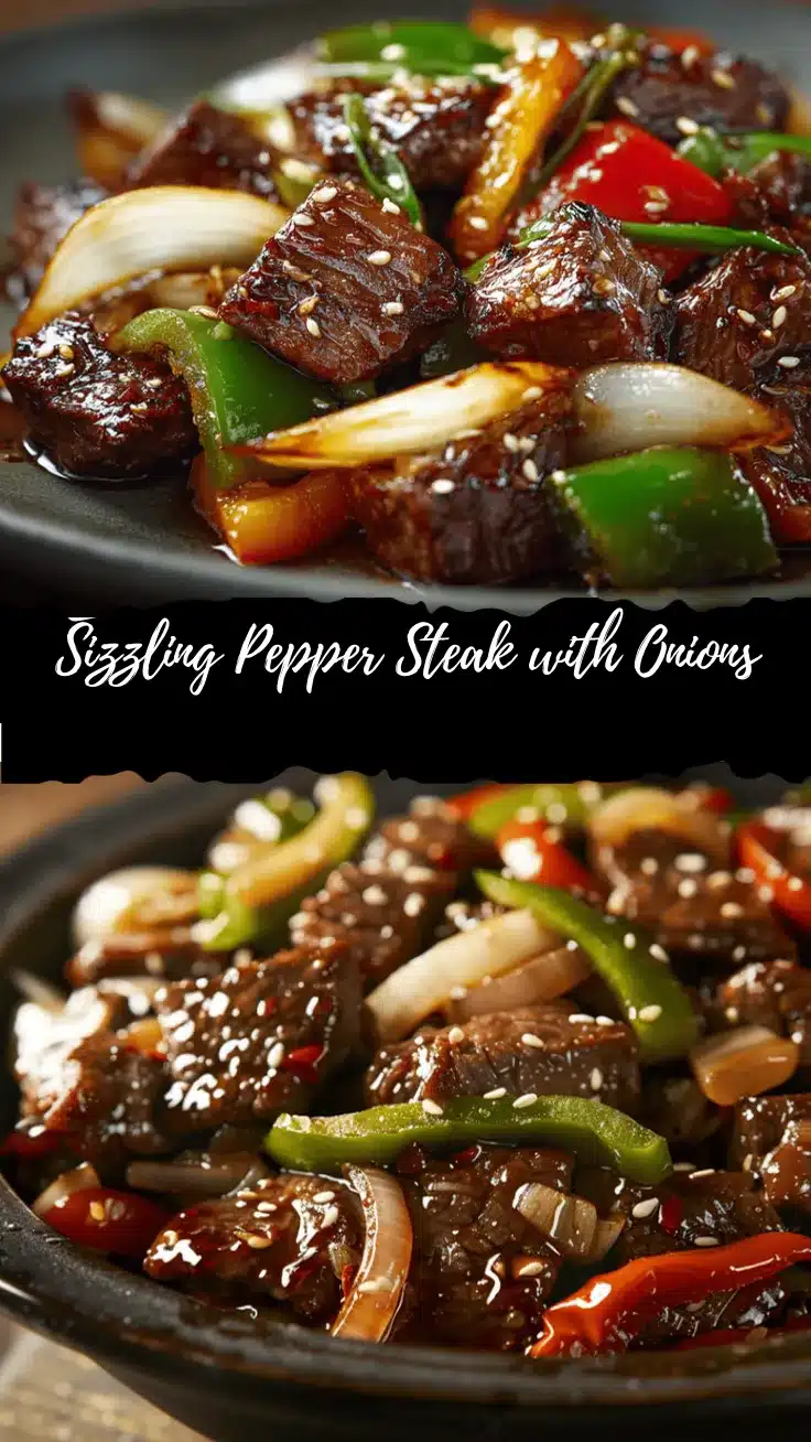 Chinese pepper steak with onions recipe