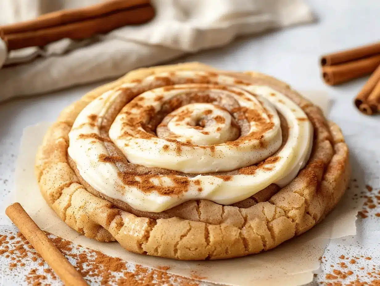 cinnamon roll Crumbl cookie copycat preparation steps