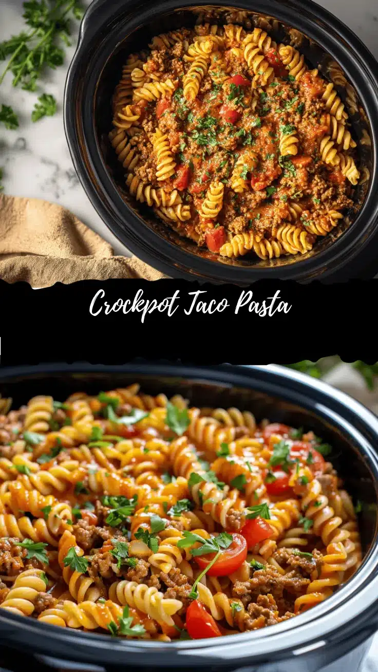 crockpot taco pasta recipe