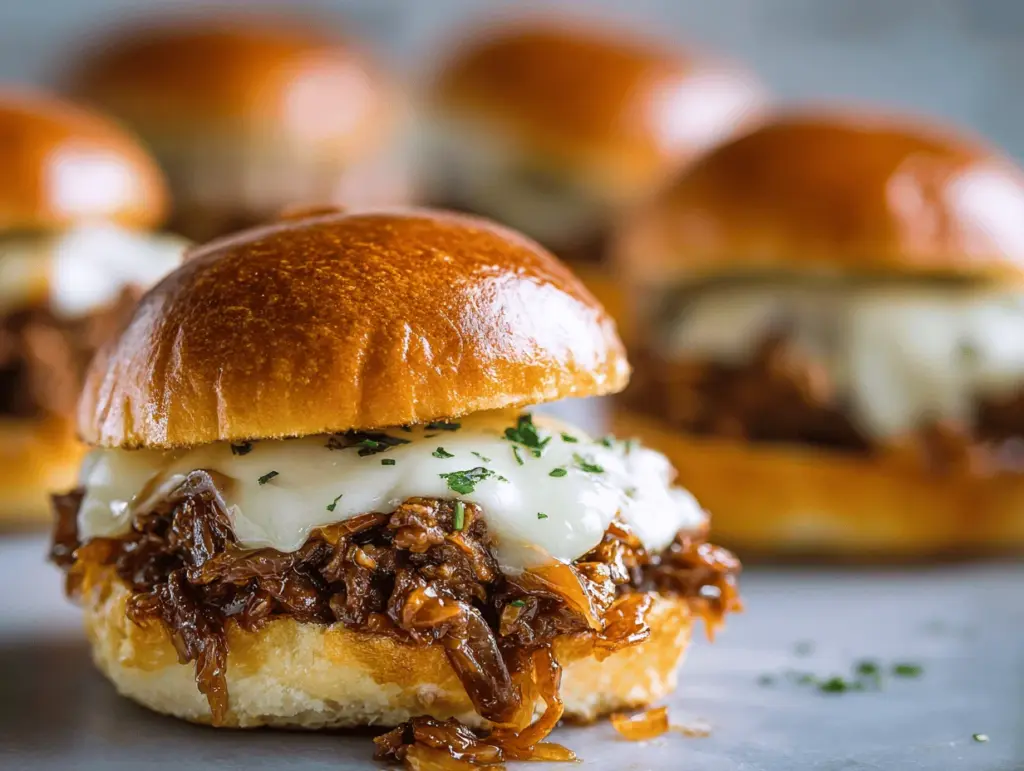 French Onion Beef Sloppy Joes - featured image