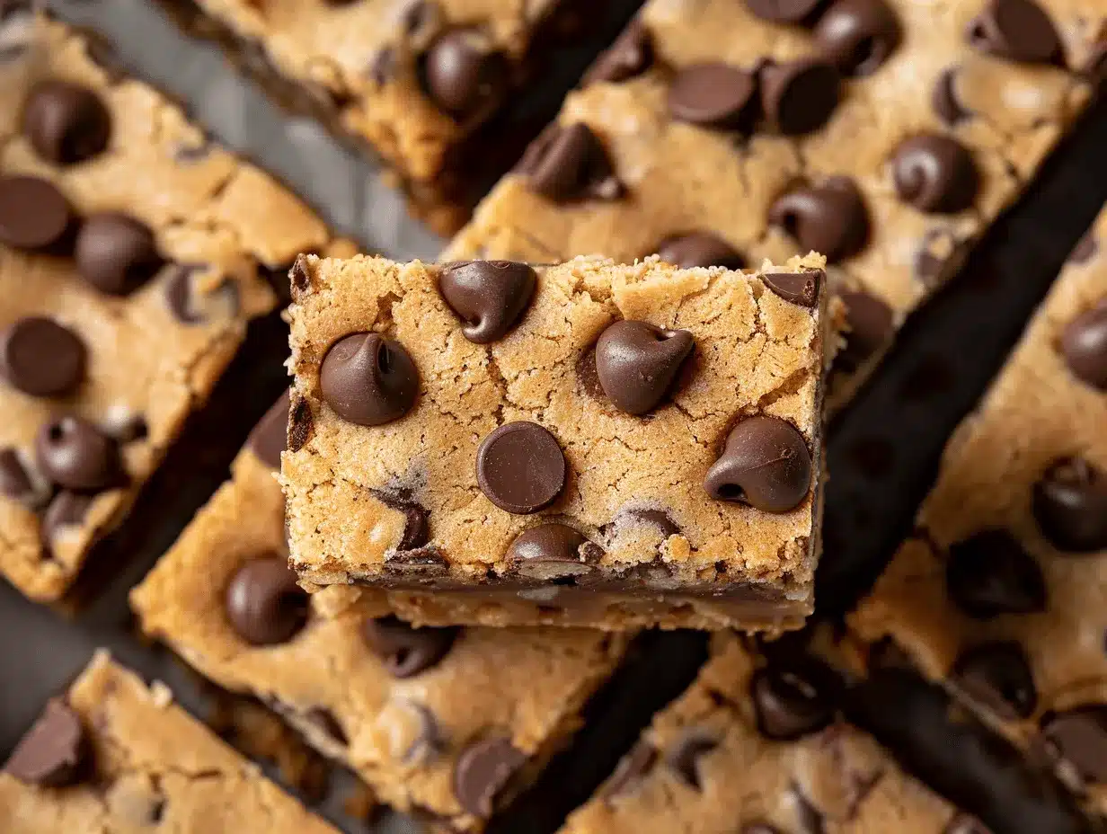 keto chocolate chip cookie bars preparation steps