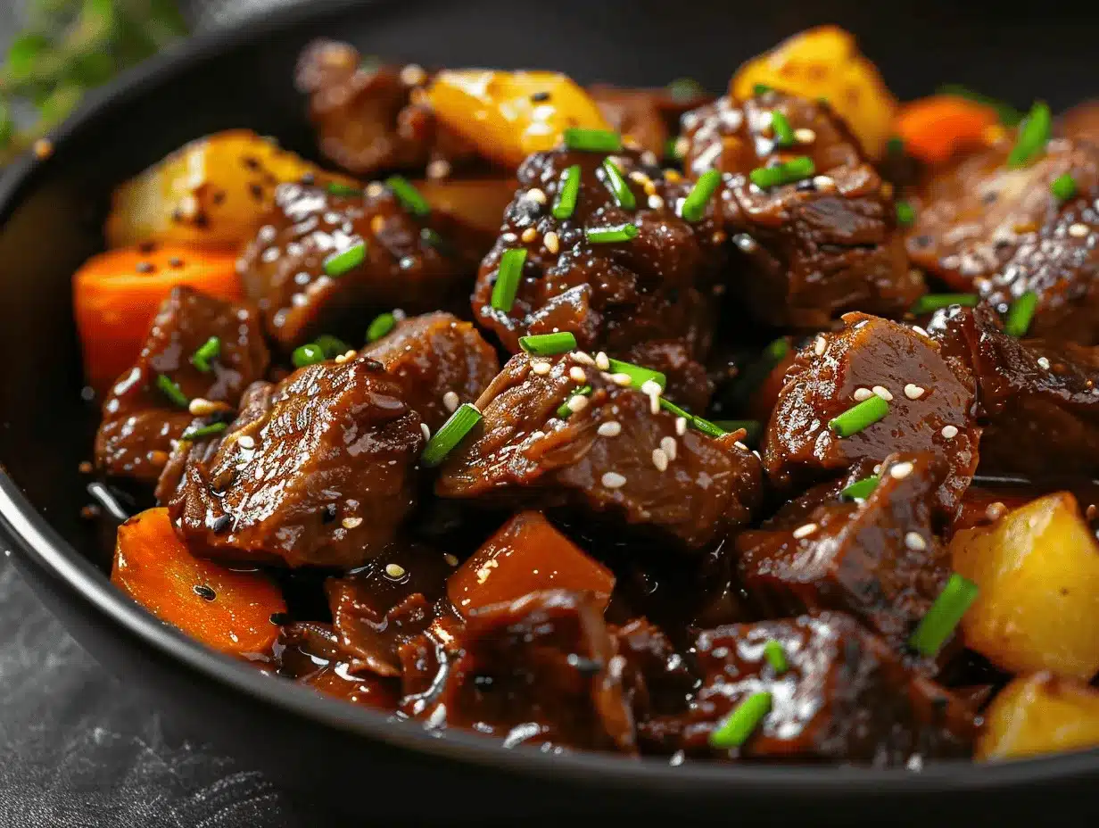 Korean style pot roast preparation steps