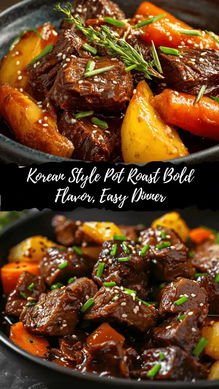 Korean style pot roast recipe