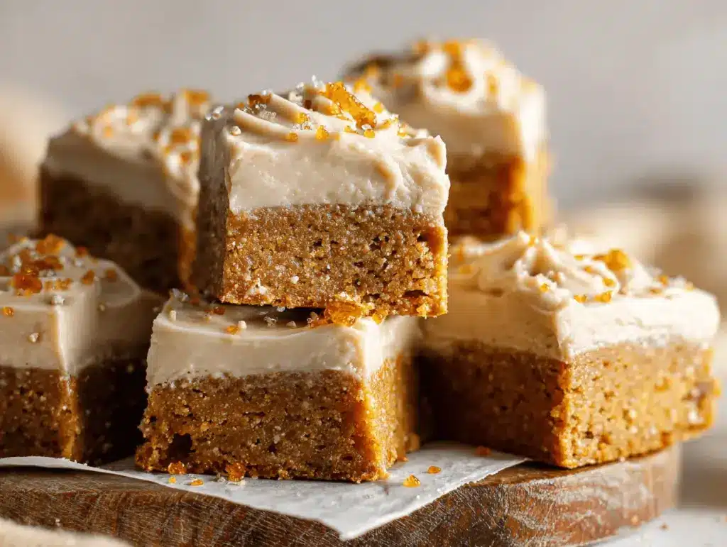 maple brown sugar cookie bars - featured image