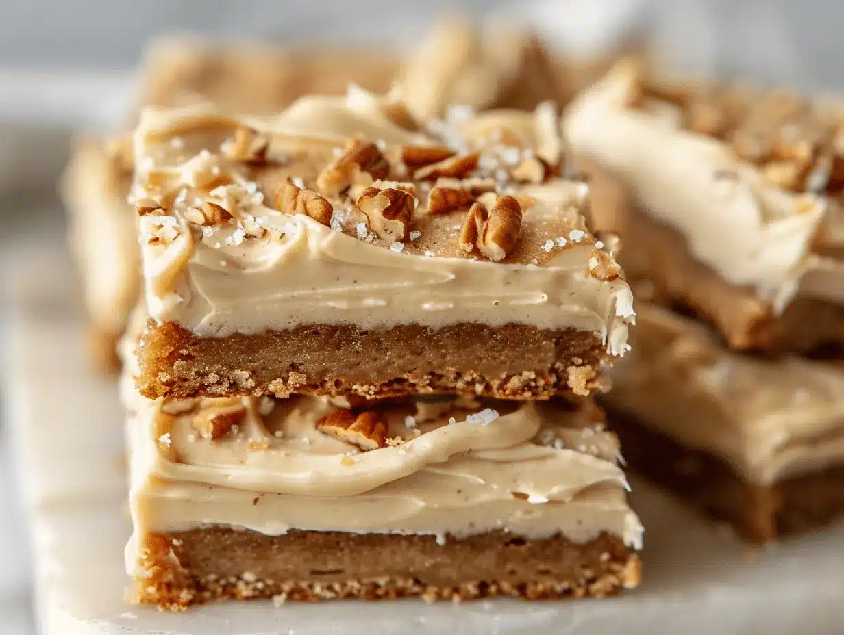 maple brown sugar cookie bars preparation steps