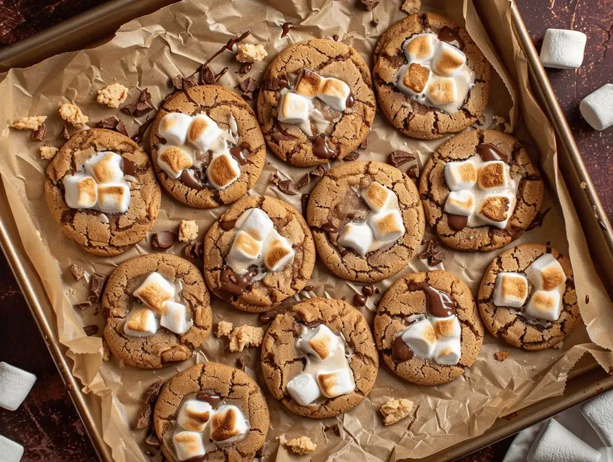 peanut butter smores cookies preparation steps