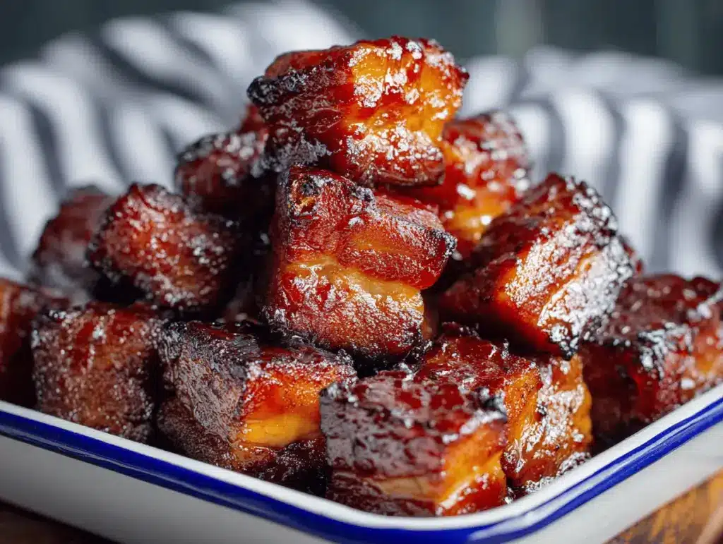 pork belly burnt ends oven recipe - featured image