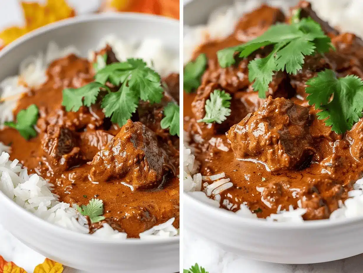 slow cooker beef coconut curry preparation steps