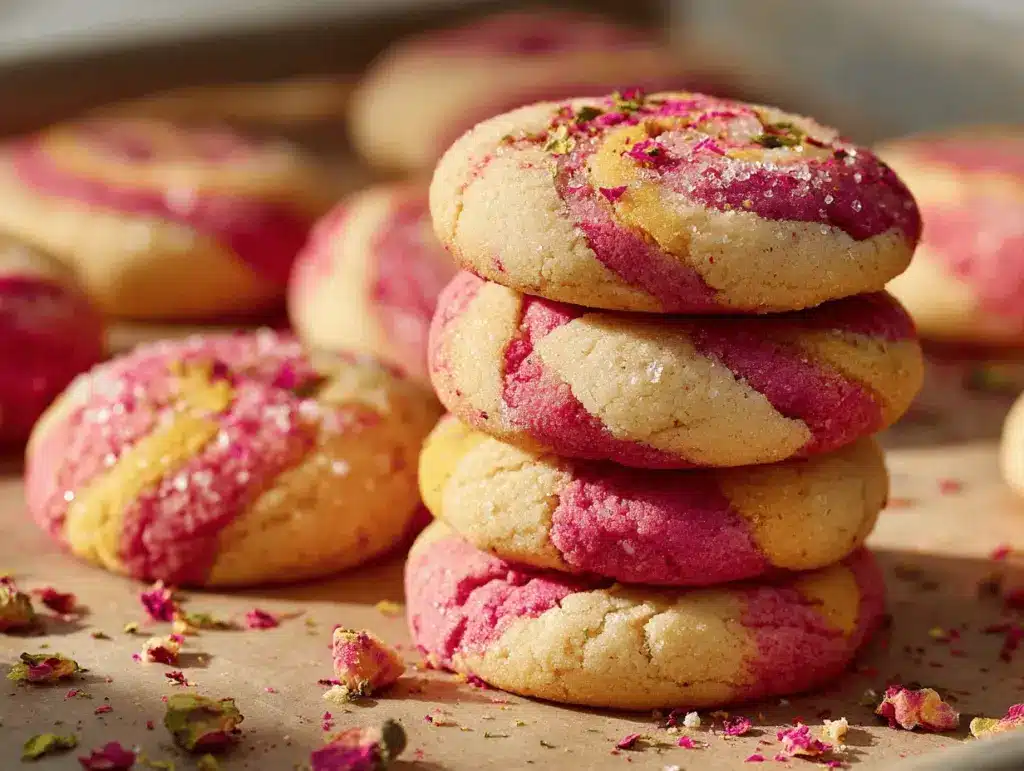 strawberry lemonade swirl sugar cookies - featured image