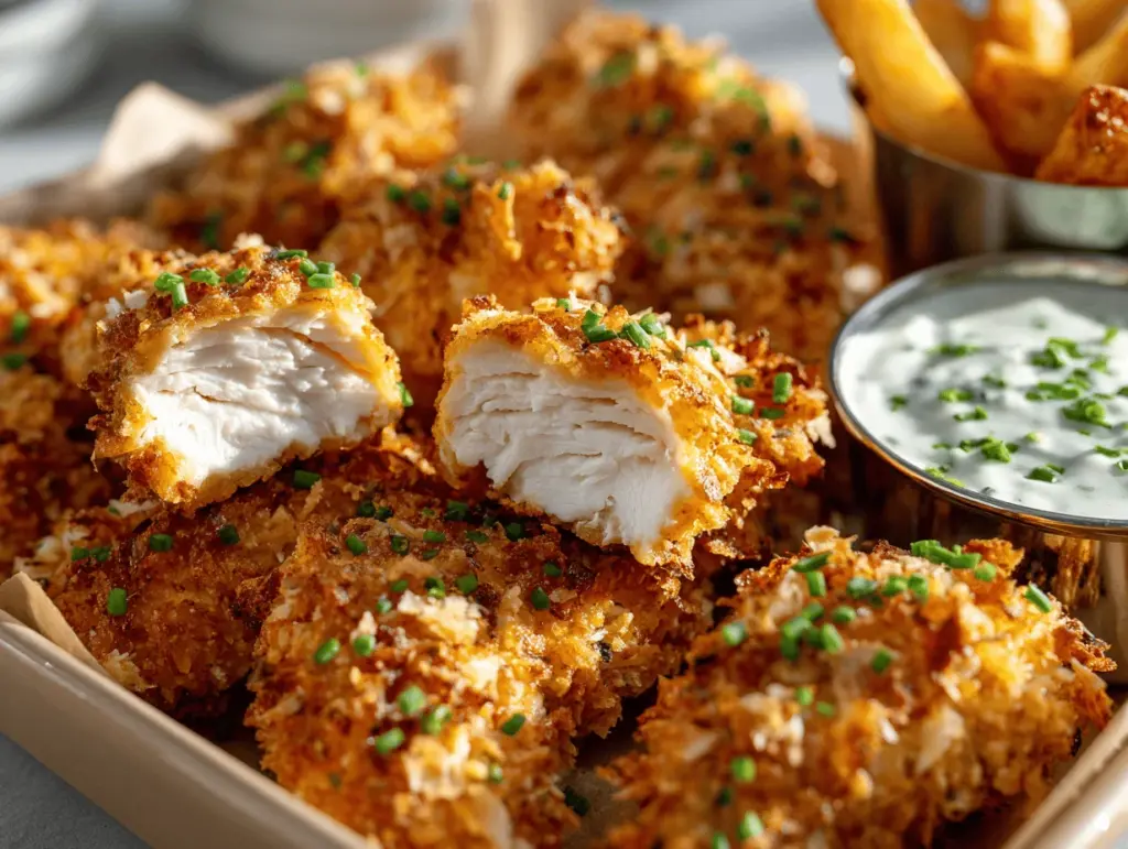 air fryer crack chicken tenders - featured image