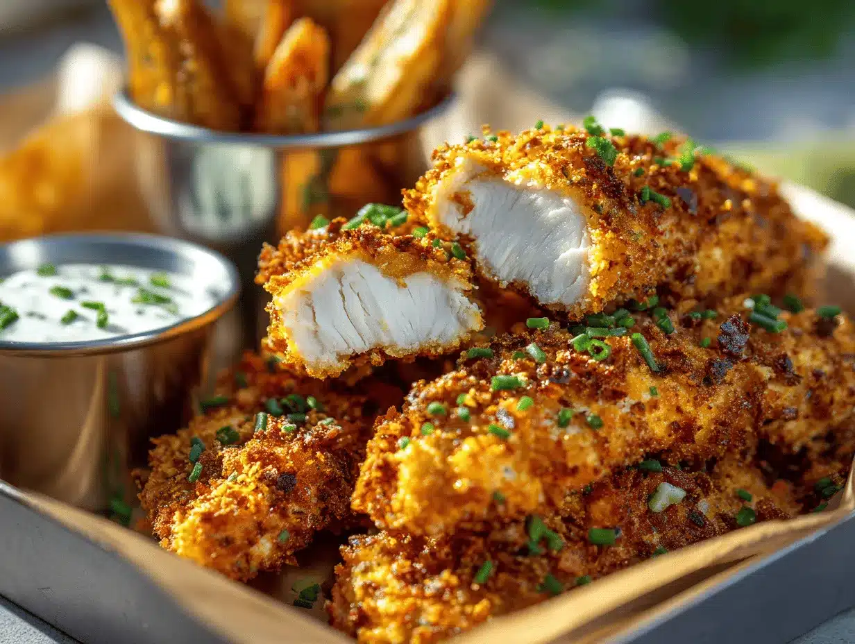 air fryer crack chicken tenders preparation steps