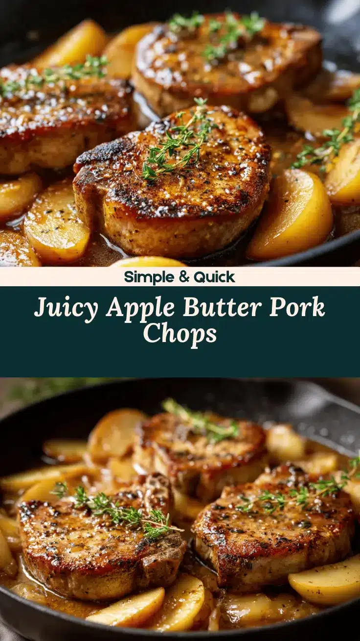 apple butter pork chops recipe