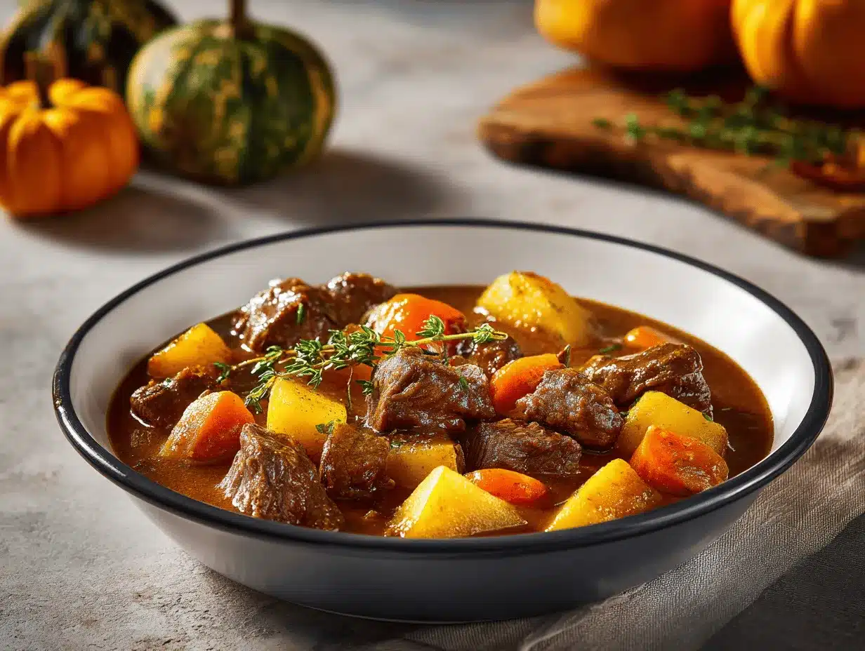 autumn beef stew preparation steps