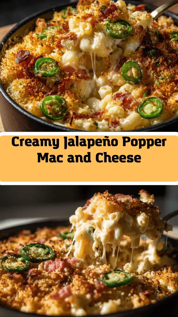 baked jalapeño popper mac and cheese recipe