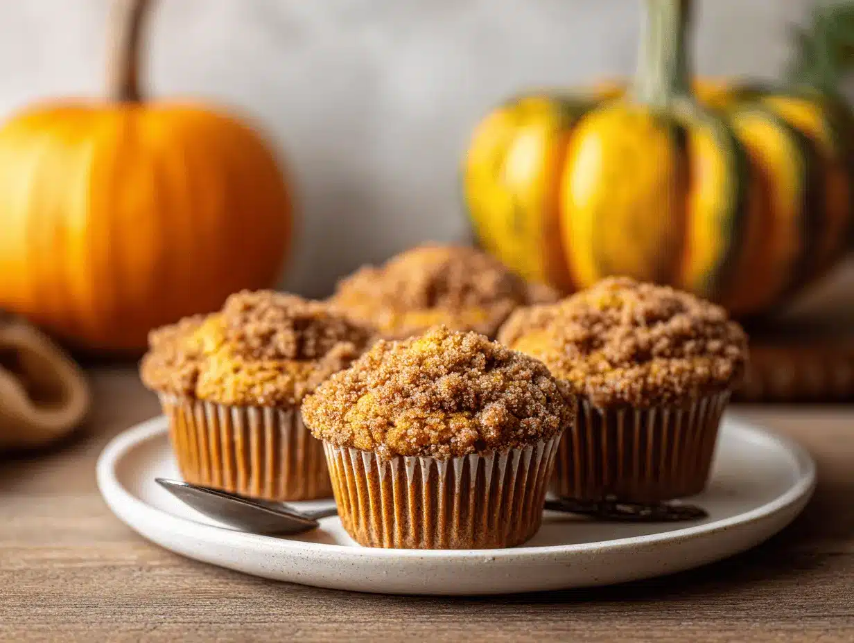 baked pumpkin muffins preparation steps