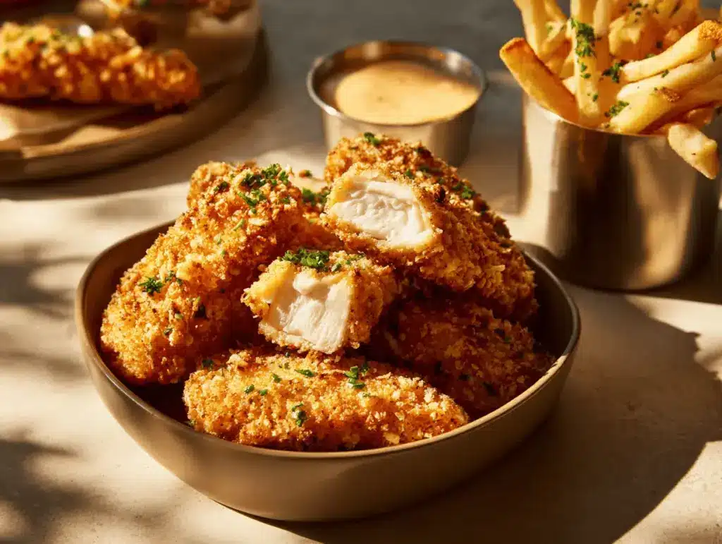 breaded chicken tenders - featured image