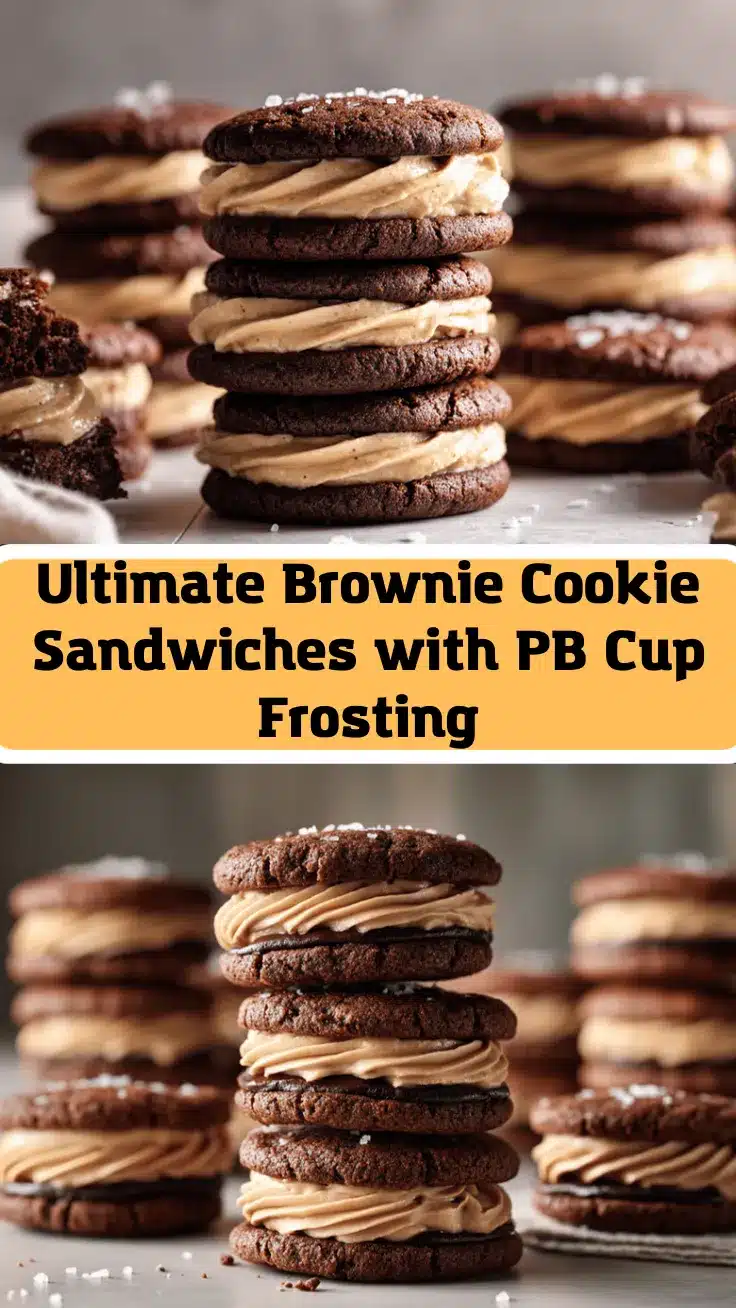 brownie cookie sandwiches recipe