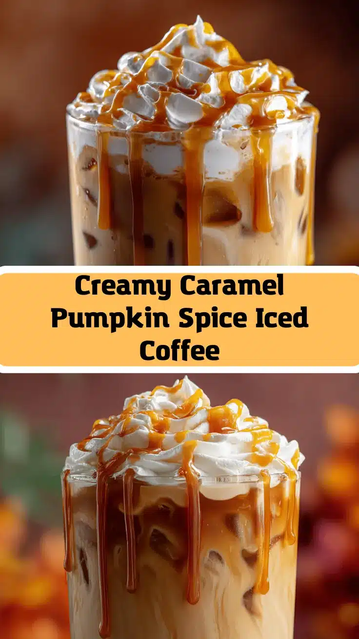 caramel pumpkin spice iced coffee recipe