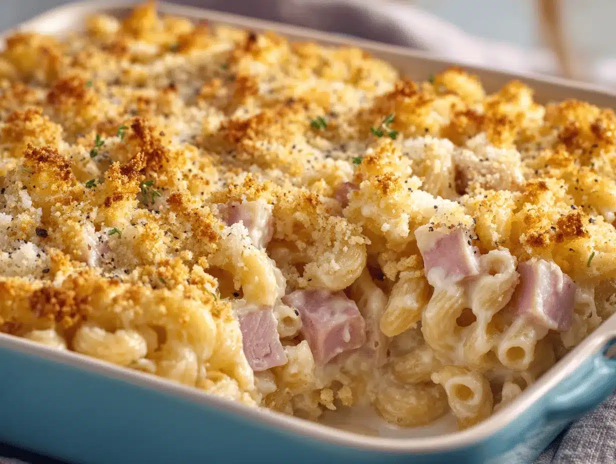 chicken cordon bleu casserole preparation steps
