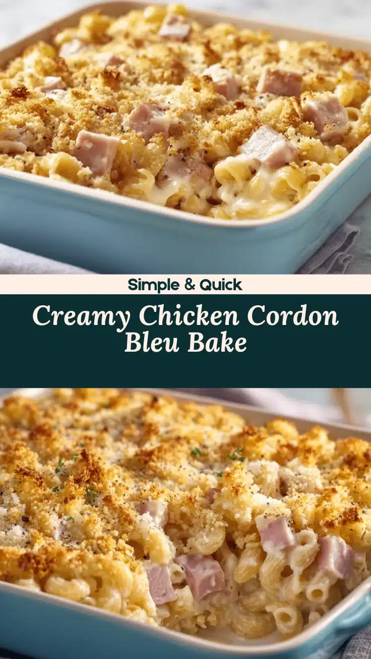 chicken cordon bleu casserole recipe