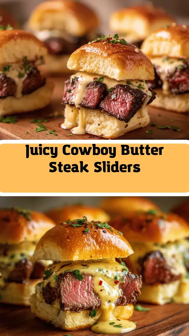 Cowboy Butter Steak Sliders recipe