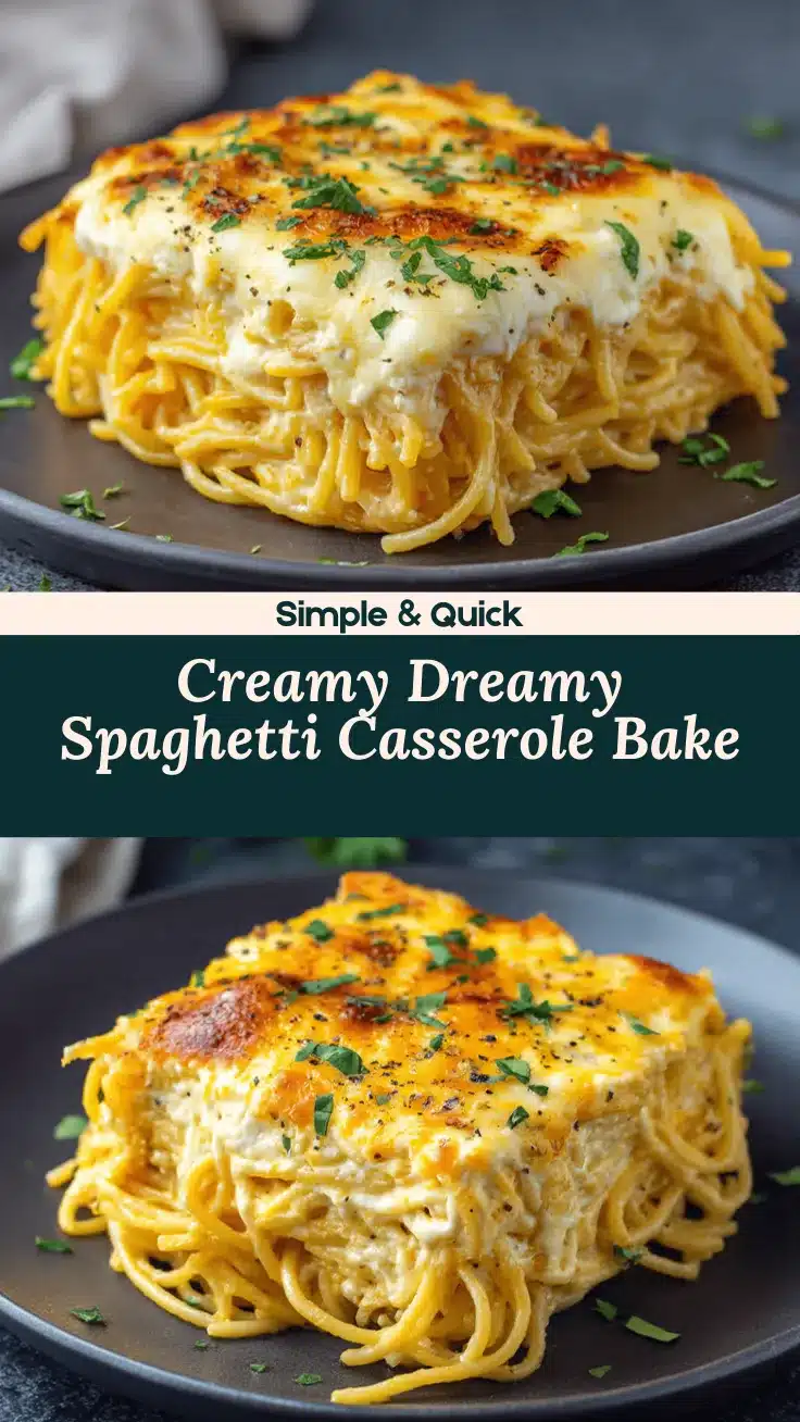 cream cheese spaghetti casserole recipe