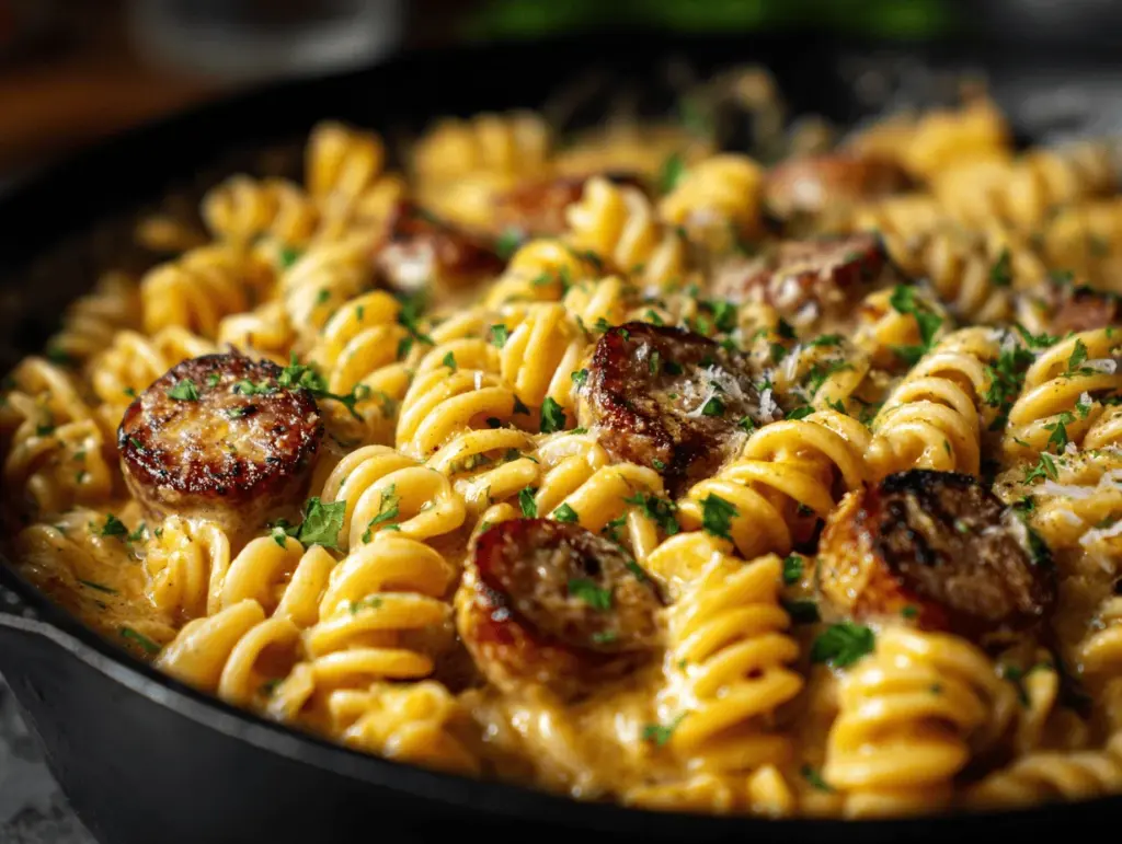 creamy Cajun sausage pasta skillet - featured image
