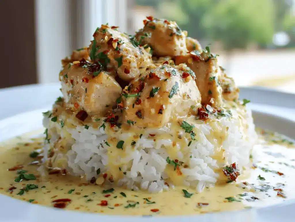 creamy Tuscan chicken scampi - featured image