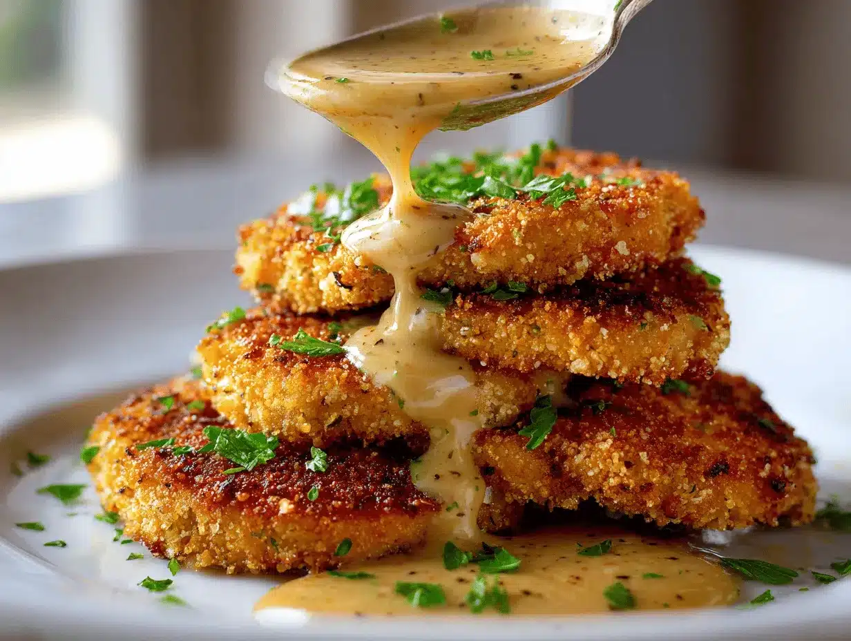 crispy Parmesan chicken preparation steps