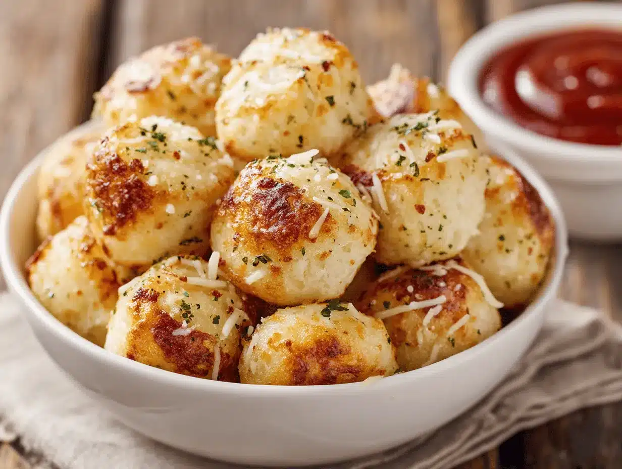 Dominos Parmesan Bread Bites preparation steps