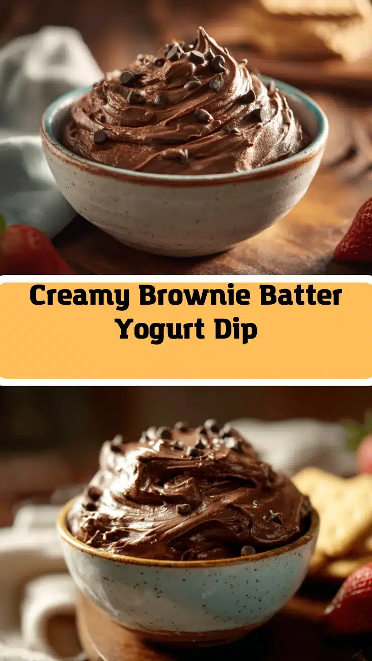 edible brownie batter Greek yogurt dip recipe