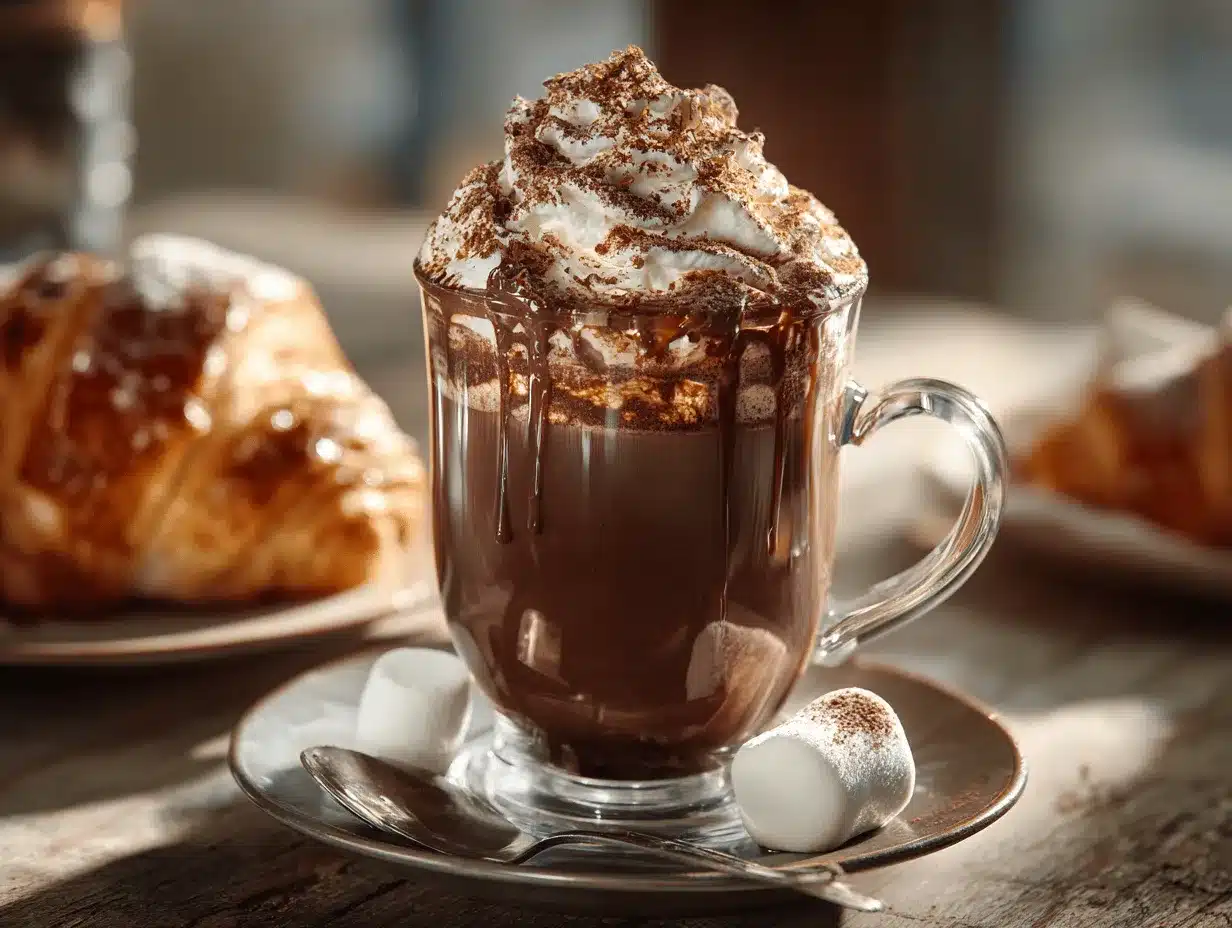 French hot chocolate preparation steps
