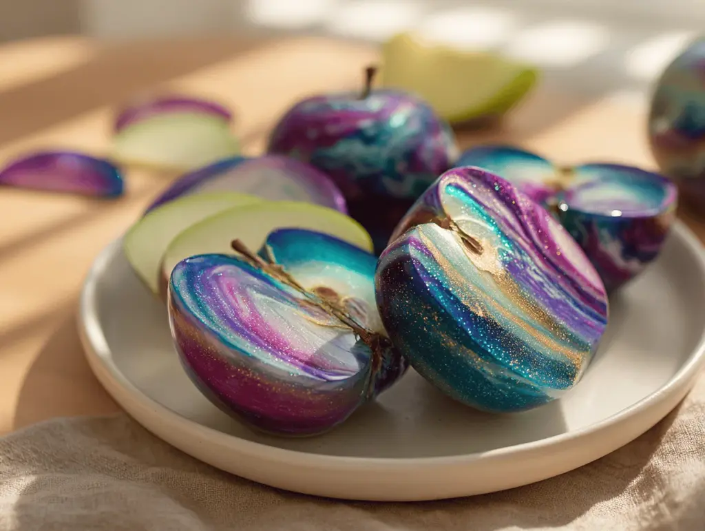 galaxy candy apple slices - featured image