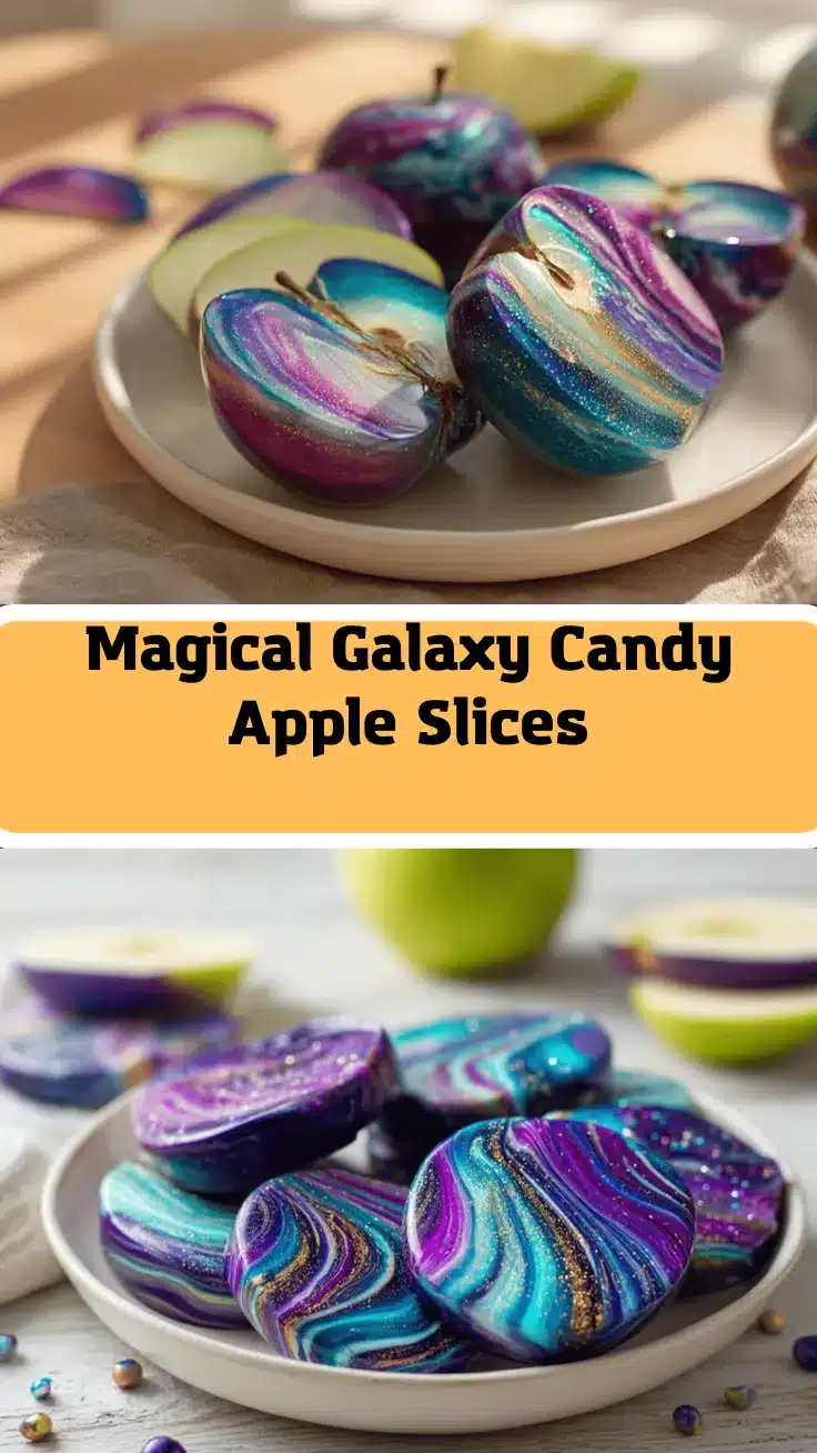 galaxy candy apple slices recipe