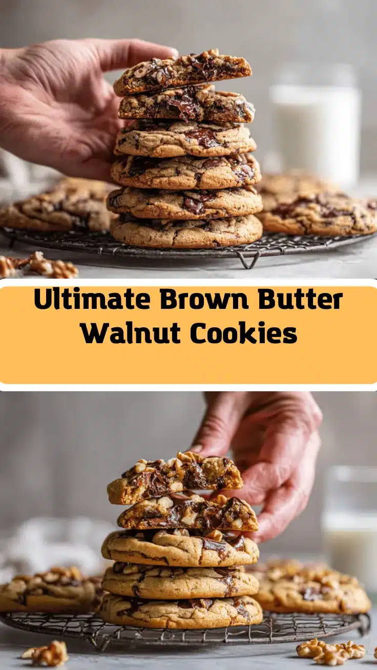 giant brown butter chocolate chip walnut cookies recipe