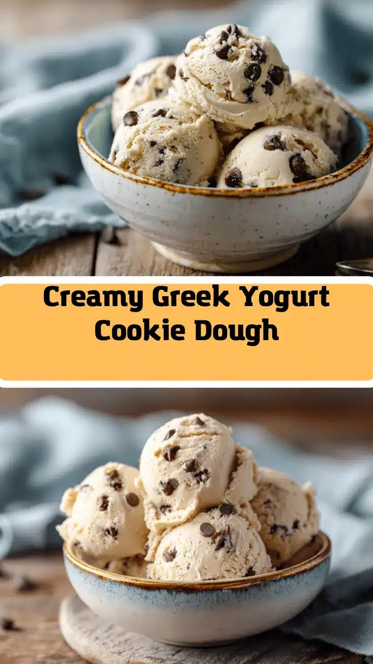 Greek yogurt cookie dough recipe