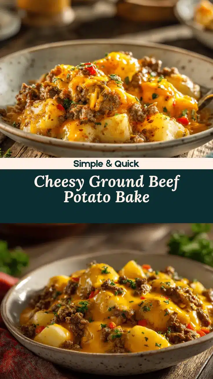 ground beef and potato casserole recipe