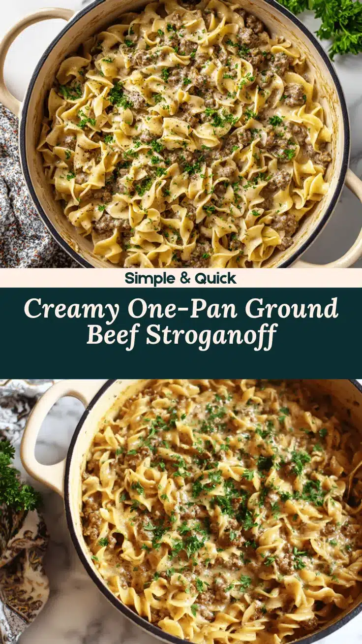 ground beef stroganoff recipe