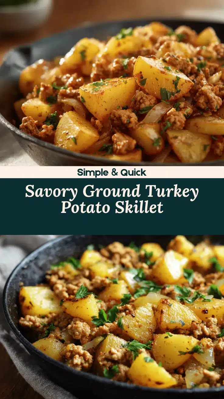 ground turkey with potatoes recipe