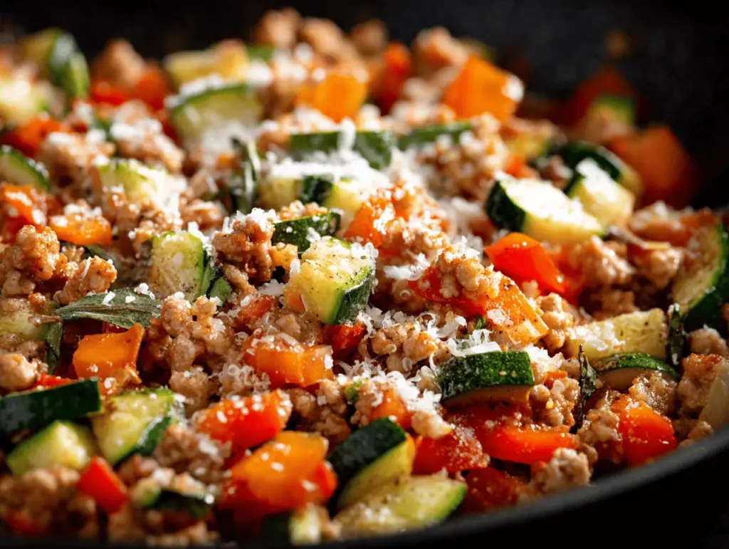 Italian ground turkey skillet - featured image